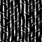 Seamless brush pen hand drawn doodle pattern. Vector background