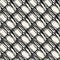 Seamless brushpen doodle pattern grunge texture.Trendy modern