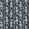 Seamless brushpen doodle pattern grunge texture.Trendy modern