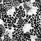 Seamless brushpen textile doodle pattern grunge texture