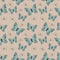 Seamless butterflies pattern