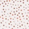 Seamless button pattern on a white background. It is perfect for packaging design, branding and sewing-themed websites.