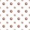 Seamless button pattern on a white background. It is perfect for packaging design, branding and sewing-themed websites.