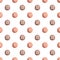 Seamless button pattern on a white background. It is perfect for packaging design, branding and sewing-themed websites.