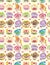 Seamless cake pattern