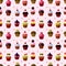 Seamless cake pattern