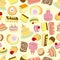 Seamless Cakes pattern