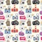 Seamless camera pattern