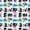 Seamless camera pattern