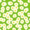 Seamless camomile floral pattern.