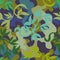 Seamless camouflage dark khaki hatched pattern.