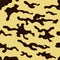 Seamless camouflage pattern. Desert style