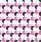 Seamless camouflage in simple Pink repeating pattern. Polygonal mosaic series for your design. Vector