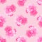 Seamless carnation flower photograph collage repeat. Feminine pretty pink floral for fashion all over print. Cottagecore