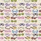 Seamless cartoon Glasses pattern