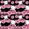 Seamless cartoon kids cat kitten pattern