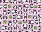 Seamless cartoon panda pattern