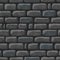 Seamless cartoon texture of dark cobblestone