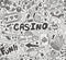 Seamless casino pattern