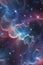 seamless celestial nebula of swirling stardust and cosmic gases background AI-Generated