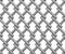 Seamless chainlink fence on white