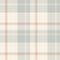 Seamless check plaid pattern in grey, beige, pink. Soft cashmere asymmetric light tartan plaid for flannel shirt, skirt, scarf.