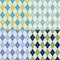 Seamless checkered fabric pattern