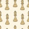 Seamless chessman king