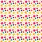 Seamless Chevron zigzag dots colorful pattern