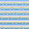 Seamless childish pattern. Bright horizontal borders from the sun on a bright colored striped background