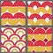 Seamless chinese geometric pattern