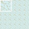 Seamless Chinese pattern with fern motif in the style chinoiserie