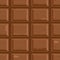 Seamless chocolate tablet texture pattern background.