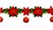 Seamless Christmas borders