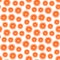 Seamless Christmas pattern with orange