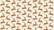 Seamless Christmas Pattern with Santa Reindeers