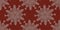 Seamless christmas snowflake woven linen border. Two tone seasonal red farmhouse frost edge for washi tape. Holiday