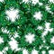 Seamless circular knitting pattern from green Christmas trees