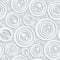 Seamless circular pattern with shadow white color