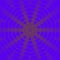 Seamless circular star pattern gold purple