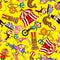 Seamless circus pattern