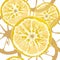 Seamless citrus pattern