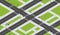 Seamless city map pattern. Isometric structure of a landscape