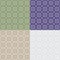 Seamless classic bicolor tiled patterns.