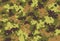 Seamless classic camouflage pattern. Camo fishing hunting vector background. Army design for fabric paper vinyl print