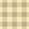 Seamless cloth - pastel beige and yellow tartan