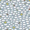 Seamless clouds and rain pattern.