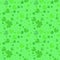 Seamless clover pattern on Patrick\'s Day