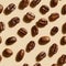 Seamless Coffee Bean Texture Pattern for Infinite Creations