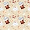 Seamless coffee pattern